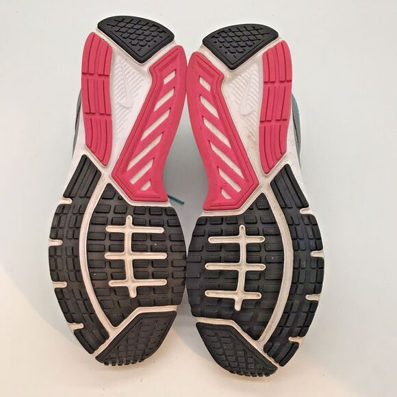 Nike Dart XII Running Shoes 831535-002 Women's 8 Gray Pink Teal Lace Up Sneakers - Picture 8 of 12